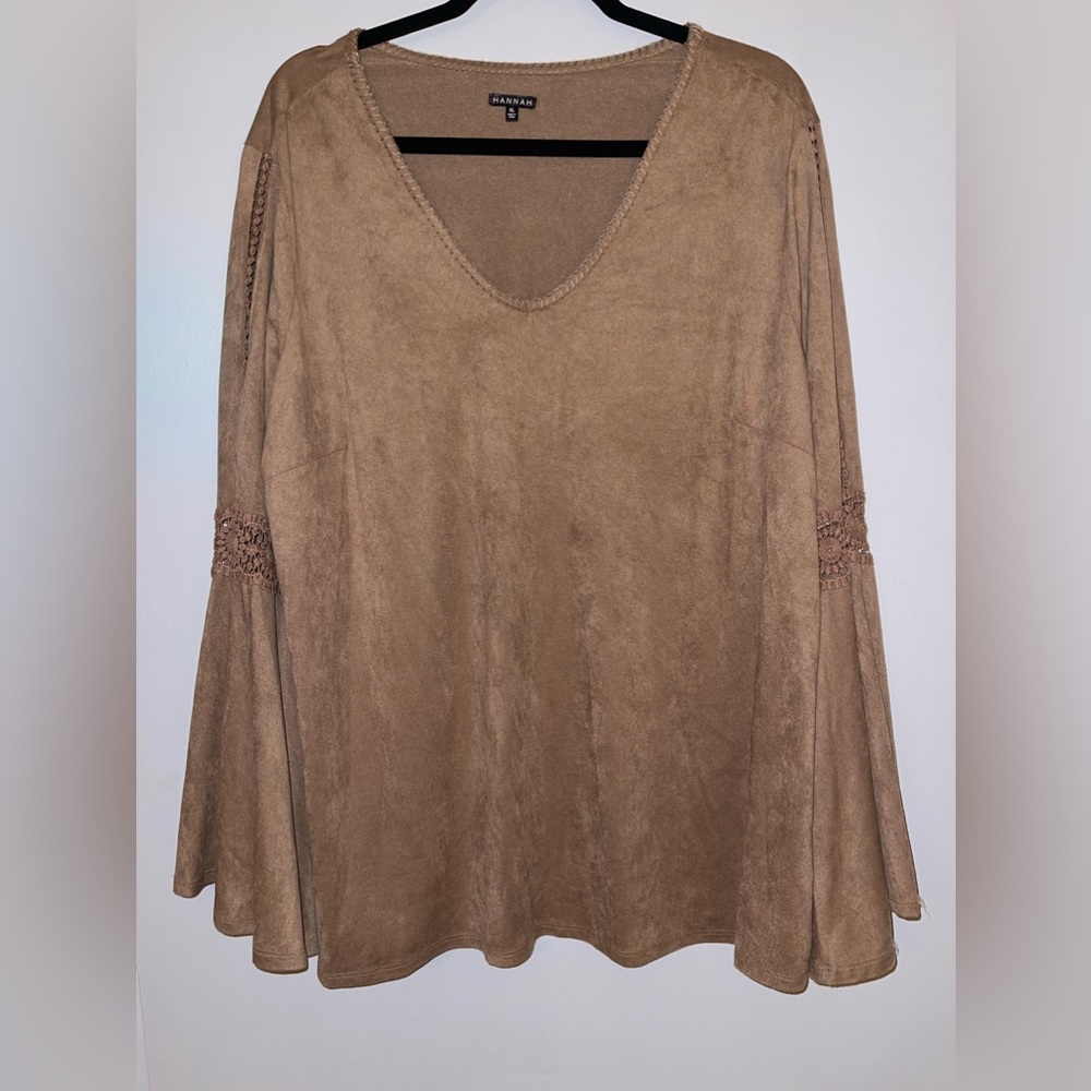 Suede Hannah Flowy Top